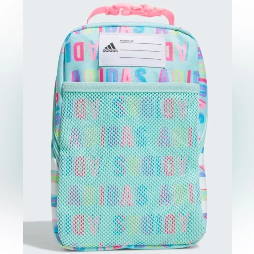 Adidas Foundations 6 Backpack and Adidas Santiago 3 Lunch Bag Set - Picture 7 of 12